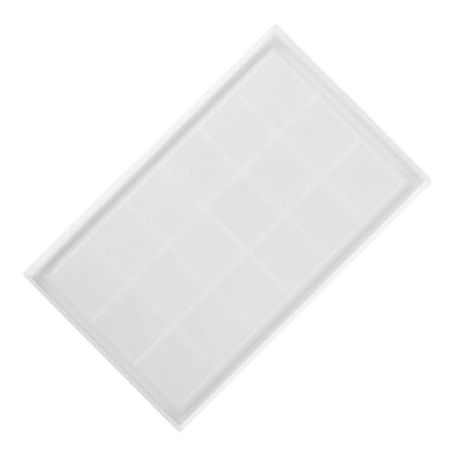 Homoyoyo Silikonform Untersetzerform Rechteckig Elastisch DIY Gießform für Harz Cup Mat Basteln Handwerk von Homoyoyo