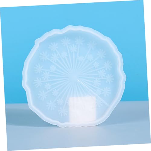 Homoyoyo Silikonform Untersetzerform für DIY Epoxidharz Kreative Pusteblumen Tassenmatte Gießform Wiederverwendbar Leicht zu Reinigen Geschenkidee für Bastler von Homoyoyo