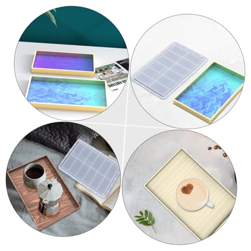 Homoyoyo Silikonform für Epoxidharz Gießform Mittleres Tablett DIY Tray Mold für Aufbewahrungs Dekorationszwecke Langlebiges Flexibles Silikonmaterial Geeignet für Individuelle Resin Homoyoyo Silikonform für Epoxidharz Gießform Mittleres Tablett DIY Tray Mold für Aufbewahrungs Dekorationszwecke Langlebiges Flexibles Silikonmaterial Geeignet für Individuelle Resin von Homoyoyo