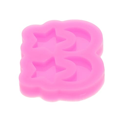 Homoyoyo Silikonform für Ohrringe Mond und Sternform Diy Epoxidharz Schmuckherstellung für Schlüsselanhänger und Anhänger für Kreative Bastelprojekte von Homoyoyo