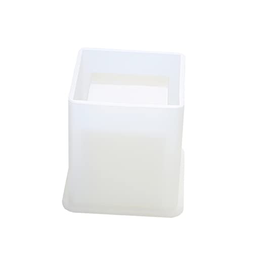 Homoyoyo Silikonform für Quadratische Stiftehalter DIY Epoxidharz Gießform Fondant Kuchen Gießform Vielseitig Einsetzbar für Bastelprojekte Hitzebeständig und Leicht zu Reinigen von Homoyoyo