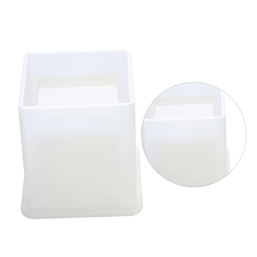 Homoyoyo Silikonform für Quadratische Stiftehalter DIY Epoxidharz Gießform zum Backen von Fondantkuchen Vielseitig und Leicht zu Reinigen von Homoyoyo