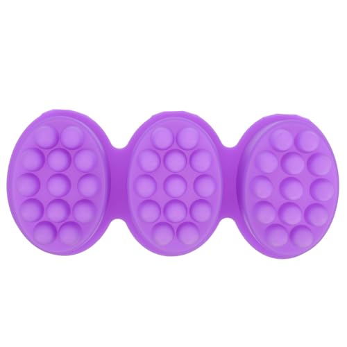 Homoyoyo Silikonform für Seifenherstellung Ovales Massage Seifenmold für DIY Handarbeit Einfach zu Bedienen Flexibles Material für Seifenliebhaber von Homoyoyo