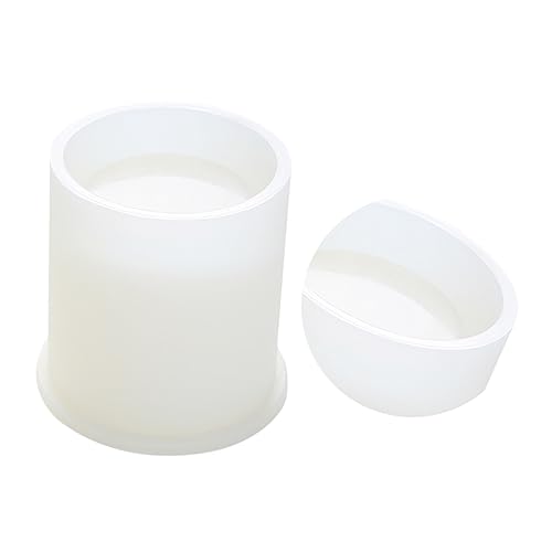 Homoyoyo Silikonform für Zylindrische Formen DIY Epoxidharz Form für Fondant Kuchen und Bastelprojekte Hitzebeständig Leicht zu Reinigen und Vielseitig Einsetzbar von Homoyoyo