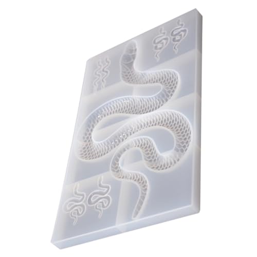 Homoyoyo Snake Shape Silikonform für DIY Epoxidharz Gießen Langlebige Reißfeste Form für Schmuckherstellung Praktische Flexible Form für Dekorative Anhänger und Bastelbedarf von Homoyoyo