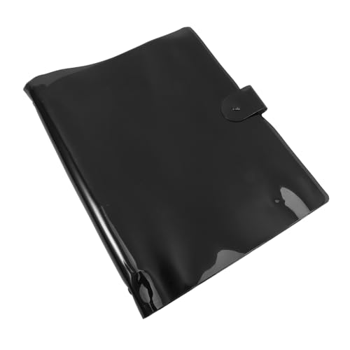 Homoyoyo Soft PVC Ringbuch Ordner mit Druckknopfverschluss Transparenter Organizer für Lose Flexibler Binder für Büro Schule und Persönliche Planung von Homoyoyo
