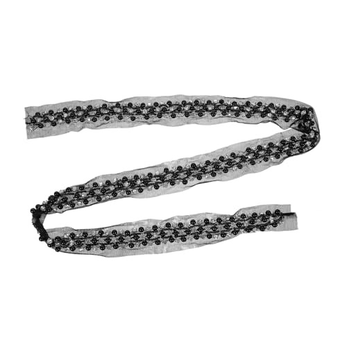 Homoyoyo Spitze dekoratives Diamantband für Blau Spitzenband schwarz Strasssteine Perlenbesatz kapuzenhandtuch haustuch hochzeitsdeko zartes Strassband Kleiderzubehör Organza Black Homoyoyo Spitze dekoratives Diamantband für Blau Spitzenband schwarz Strasssteine Perlenbesatz kapuzenhandtuch haustuch hochzeitsdeko zartes Strassband Kleiderzubehör Organza Black von Homoyoyo