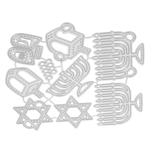 Homoyoyo Stanzform aus Metall rechteckig DIY Schneiden sterben Cutter empfindliche Stanzform Dekoration Metallschablone Stanzformen für Grußkarten Stahl mit hohem Kohlenstoffgehalt Silber von Homoyoyo