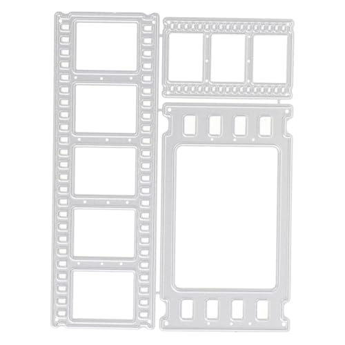 Homoyoyo Stanzschablonen Metall für Papierbasteln und Kartenherstellung Edelstahl Prägeschablonen für DIY Scrapbooking Langlebige Stanzformen für Kreative Bastelprojekte von Homoyoyo