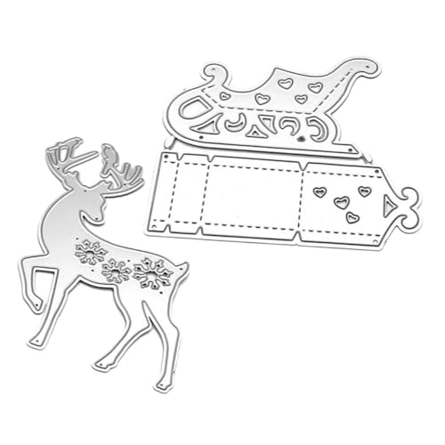 Homoyoyo Stanzschablonen Weihnachten Schneideschablonen aus Hochfestem Karbonstahl DIY Scrapbooking Stanzformen Schlitten und Langlebig Glatte Kanten für Alben Bastelprojekte Homoyoyo Stanzschablonen Weihnachten Schneideschablonen aus Hochfestem Karbonstahl DIY Scrapbooking Stanzformen Schlitten und Langlebig Glatte Kanten für Alben Bastelprojekte von Homoyoyo