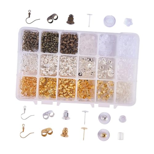 Homoyoyo Sterling Ohrstecker DIY Ohrschmuck Zubehör Langlebig Sicher Ohrhaken Ohrringteile für Damen zum Basteln und Reparieren Täglicher Schmuck Homoyoyo Sterling Ohrstecker DIY Ohrschmuck Zubehör Langlebig Sicher Ohrhaken Ohrringteile für Damen zum Basteln und Reparieren Täglicher Schmuck von Homoyoyo