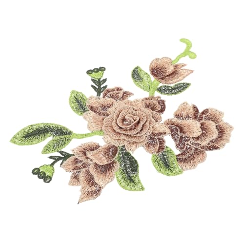 Homoyoyo Stickbare Braune Blumen Patches aus Polyester Fein Bestickt zum Aufnähen DIY Kostümzubehör Individuelle Textildekoration für Kleidung Jacken Handarbeit Einzigartige Applikation Homoyoyo Stickbare Braune Blumen Patches aus Polyester Fein Bestickt zum Aufnähen DIY Kostümzubehör Individuelle Textildekoration für Kleidung Jacken Handarbeit Einzigartige Applikation von Homoyoyo