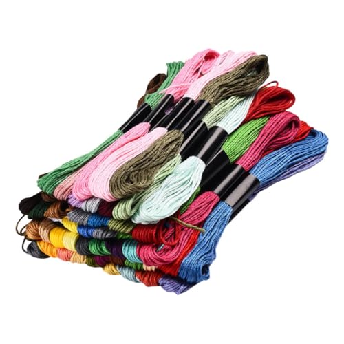Homoyoyo Stickgarn Fädige Lange Baumwoll Stickgarn für Kreuzstich und DIY Farbauswahl für Kreative Projekte für Anfänger und Bastler Homoyoyo Stickgarn Fädige Lange Baumwoll Stickgarn für Kreuzstich und DIY Farbauswahl für Kreative Projekte für Anfänger und Bastler von Homoyoyo