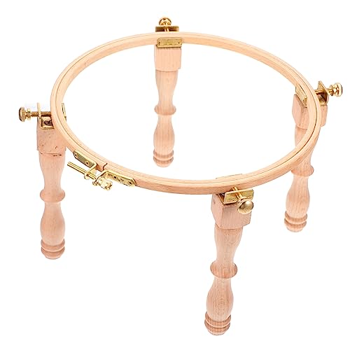 Homoyoyo Stickrahmenständer Holz Verstellbar mit Beinen Praktisch für Handstickerei Komfortabler Abstand zum Einfachen Sticken Robust und Langlebig für Kleine Stickprojekte und DIY Homoyoyo Stickrahmenständer Holz Verstellbar mit Beinen Praktisch für Handstickerei Komfortabler Abstand zum Einfachen Sticken Robust und Langlebig für Kleine Stickprojekte und DIY von Homoyoyo