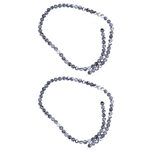 Homoyoyo Stränge DIY Malachitperlen für Schmuckherstellung Lose Beads mit Glattem für Armbänder und Schlüsselanhänger für DIY von Homoyoyo