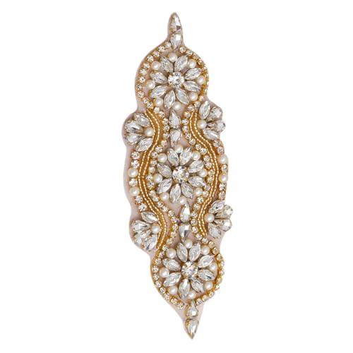 Homoyoyo Strass Applikation Für Hochzeiten Perlen Strass Nähapplikation Eleganter Kopfschmuck Mit Goldenen Akzenten Für Gürtel Und Kleider Handgefertigte Details Für Festliche Homoyoyo Strass Applikation Für Hochzeiten Perlen Strass Nähapplikation Eleganter Kopfschmuck Mit Goldenen Akzenten Für Gürtel Und Kleider Handgefertigte Details Für Festliche von Homoyoyo