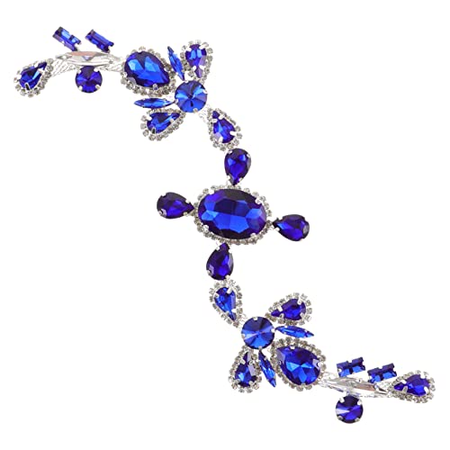 Homoyoyo Strass Blumenketten Glitzer Applikation Handtaschen Applikation Schuh Applikation Bekleidungszubehör DIY Zubehör Bekleidungszubehör Kleidungsflicken Zum Basteln von Homoyoyo