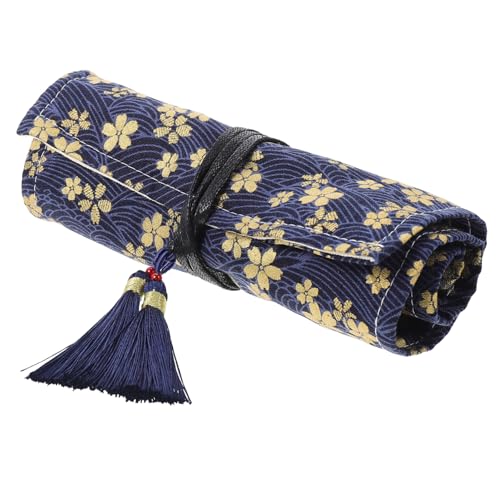 Homoyoyo Strickset Q Tasche Für Stricknadeln Häkeln Organisation Häkchen -hakenfall Klein Veranstalter Hakennadel Tasche Mit Häkelnadeln Häkchen Hakenkoffer Groß Polyester Baumwolle Marine von Homoyoyo