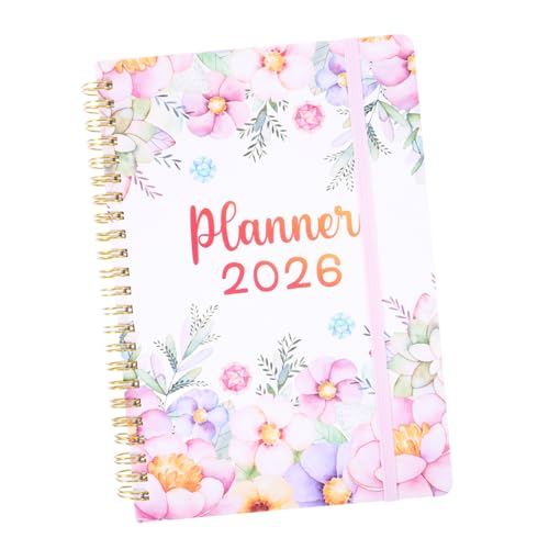 Homoyoyo Täglicher Arbeitsplaner Spiral Notizbuch Notizblöcke Tagesplaner Notizblock Tagesplaner Notizbuch Monatlicher Wochenplaner Wochenplaner Journal Täglicher Undatierter Planer von Homoyoyo