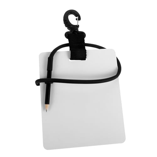 Homoyoyo Tauch Whiteboard Unterwasser Schreibtafel mit Drehclip und Bleistift Schreibgerät für Taucher Wassersport und Unterwasserkommunikation Schlankes und Leichtes Design von Homoyoyo
