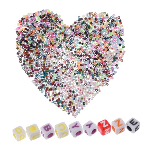 Homoyoyo Teiliges Acryl Alphabet Perlen Langlebige Dekorative Buchstabenperlen zum Auffädeln für DIY Schmuck Armbänder Halsketten Originelles Basteln und Geschenkideen Homoyoyo Teiliges Acryl Alphabet Perlen Langlebige Dekorative Buchstabenperlen zum Auffädeln für DIY Schmuck Armbänder Halsketten Originelles Basteln und Geschenkideen von Homoyoyo