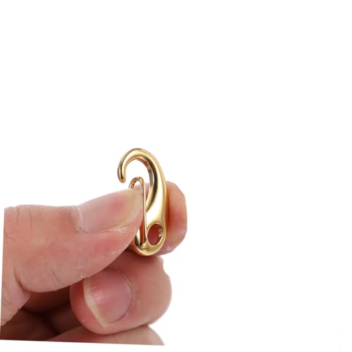 Homoyoyo Teiliges Edelstahl Karabiner Verschlüsse Schlüsselanhänger Schmuckverbinder Langlebig für Halsketten Armbänder DIY Schmuckherstellung Goldfarben Homoyoyo Teiliges Edelstahl Karabiner Verschlüsse Schlüsselanhänger Schmuckverbinder Langlebig für Halsketten Armbänder DIY Schmuckherstellung Goldfarben von Homoyoyo
