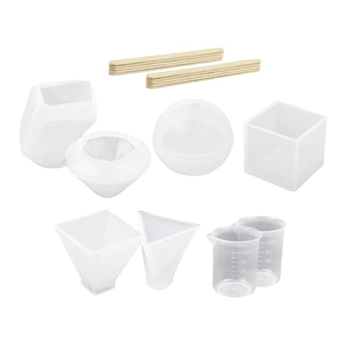 Homoyoyo Teiliges Silikon Dekorationsformen Set Flexible DIY Gießformen für Handwerk Hitzebeständig Reißfest Leicht zu Reinigen für Kerzen und Bastelprojekte Homoyoyo Teiliges Silikon Dekorationsformen Set Flexible DIY Gießformen für Handwerk Hitzebeständig Reißfest Leicht zu Reinigen für Kerzen und Bastelprojekte von Homoyoyo