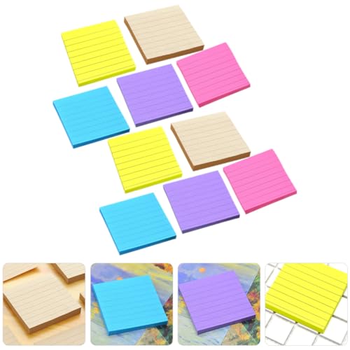 Homoyoyo Teiliges Streifen Notizzettel Selbstklebende Memo Pads Portable Haftnotizen für Schule Büro Haushalt Praktische Zettelblöcke zum Schreiben und Erinnern Homoyoyo Teiliges Streifen Notizzettel Selbstklebende Memo Pads Portable Haftnotizen für Schule Büro Haushalt Praktische Zettelblöcke zum Schreiben und Erinnern von Homoyoyo