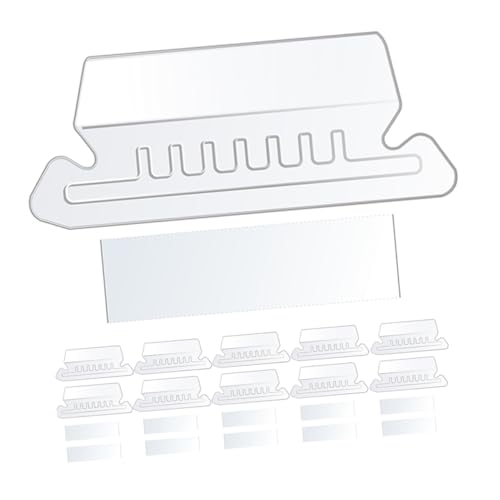 Homoyoyo Teiliges Transparente PVC Hängeregister etiketten mit Clip Wiederverwendbare Kleine Namensschilder für Aktenordner Praktische Ordnerregister für Büro Schule und Ablage Homoyoyo Teiliges Transparente PVC Hängeregister etiketten mit Clip Wiederverwendbare Kleine Namensschilder für Aktenordner Praktische Ordnerregister für Büro Schule und Ablage von Homoyoyo