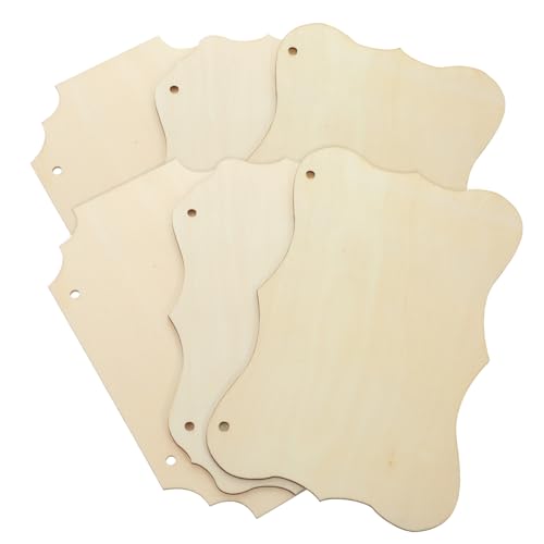 Homoyoyo Teiliges Unbehandelter Holzschilder mit Aufhängelöchern DIY Holzplaketten für Bastelprojekte Dekorative Holztafeln zum Beschriften und Aufhängen für Zuhause Büro und Gewerbe Homoyoyo Teiliges Unbehandelter Holzschilder mit Aufhängelöchern DIY Holzplaketten für Bastelprojekte Dekorative Holztafeln zum Beschriften und Aufhängen für Zuhause Büro und Gewerbe von Homoyoyo