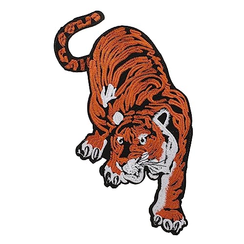 Homoyoyo Tiger Stickerei Applikation Patch Tierisches Nähzubehör für Kleidung Einfach Anzubringen Geeignet für Verschiedene Materialien Verleiht Ihren Outfits Einen Trendigen Look Homoyoyo Tiger Stickerei Applikation Patch Tierisches Nähzubehör für Kleidung Einfach Anzubringen Geeignet für Verschiedene Materialien Verleiht Ihren Outfits Einen Trendigen Look von Homoyoyo
