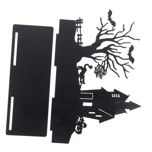 Homoyoyo Tischdekoration Halloween Holz Tischschild Halloween Deko Tisch Tischdekorationen Tischdekorationen von Homoyoyo