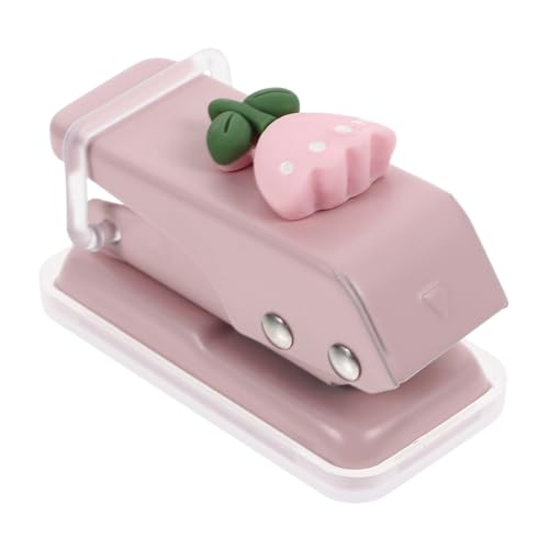 Homoyoyo Tragbarer Einzellocher Ergonomisch Handlicher Kreislocher für Karton Bastelmaterialien DIY Tulpenrosa Homoyoyo Tragbarer Einzellocher Ergonomisch Handlicher Kreislocher für Karton Bastelmaterialien DIY Tulpenrosa von Homoyoyo