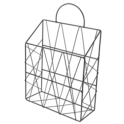 Homoyoyo Tragbarer Eisenbuchhalter Wandorganizer für Magazine Dekorativer Datei Organizer zur Aufbewahrung von Zeitungen und Büchern im Home Office oder Wohnzimmer von Homoyoyo