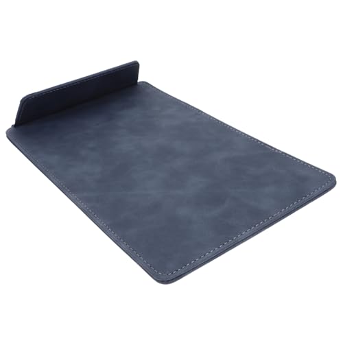 Homoyoyo Tragbares Leder Klemmbrett Stabiles Schreibbrett mit Sicherem Clip für Büro Konferenz und Menühalter Robustes Leichtes Dokumenten Organizer in Denim Blau von Homoyoyo