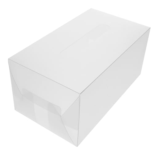 Homoyoyo Transparente Kunststoff Spendenbox mit Schlitz Quadratische Kompakte Losbox für Büro Lotteriebox Wahlurne und Visitenkartensammlung Vielseitig für Partys und Büros Geeignet von Homoyoyo