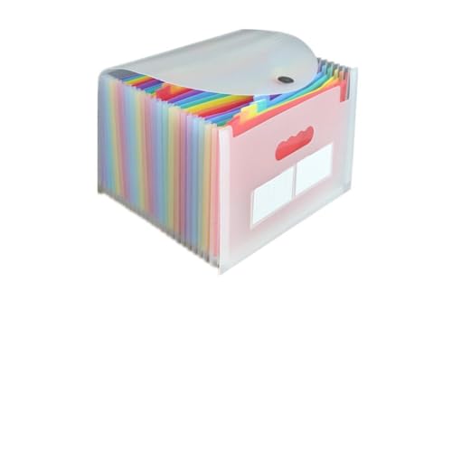 Homoyoyo Transparente Lagige Fächermappe mit Deckel Leichter Kunststoff Akkordeon Ordner Portable Dokumententasche für Büro Schule Zuhause Mehrfarbige Mini Aufbewahrung für Sortierung und Homoyoyo Transparente Lagige Fächermappe mit Deckel Leichter Kunststoff Akkordeon Ordner Portable Dokumententasche für Büro Schule Zuhause Mehrfarbige Mini Aufbewahrung für Sortierung und von Homoyoyo