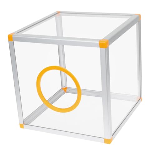 Homoyoyo Transparente Losbox mit Schlitz Große Kapazität Robuste Aluminium PVC Konstruktion Vielseitiger Spenden und Abstimmungsbehälter für Partys Fundraising Vorschläge und Spiele von Homoyoyo