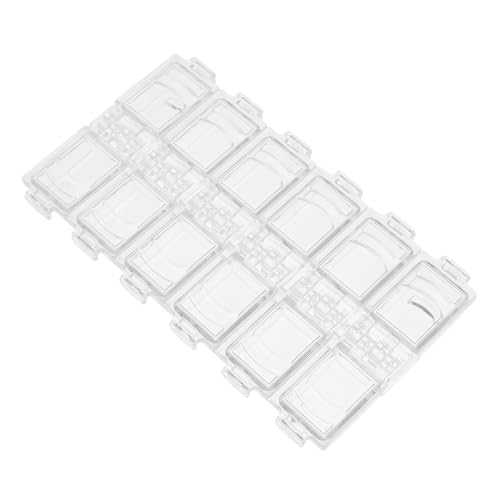 Homoyoyo Transparente Nageldesign Aufbewahrungsbox aus Robustem Acryl mit Fächern Vielseitiger Organizer für Schmuck Strasssteine und Kleine Nail Art Accessoires für Präzises Sortieren und Homoyoyo Transparente Nageldesign Aufbewahrungsbox aus Robustem Acryl mit Fächern Vielseitiger Organizer für Schmuck Strasssteine und Kleine Nail Art Accessoires für Präzises Sortieren und von Homoyoyo