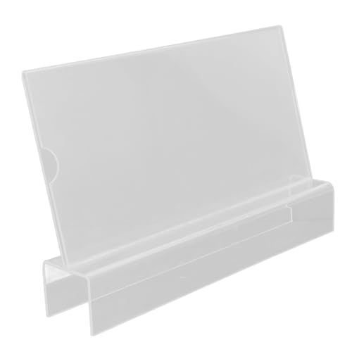 Homoyoyo Transparenter Acryl Aufsteller Vertikal Doppelseitig Stabile Namensschildhalterung Für Büro Arbeitsplatz Retail Preis Informationsschildhalter Homoyoyo Transparenter Acryl Aufsteller Vertikal Doppelseitig Stabile Namensschildhalterung Für Büro Arbeitsplatz Retail Preis Informationsschildhalter von Homoyoyo