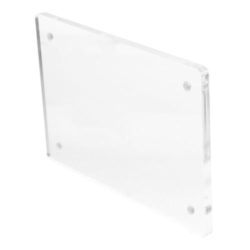 Homoyoyo Transparenter Acryl Displayständer Doppelseitig Magnetisch mit Wandmontage für Fotos Karten Namensschilder Eleganter Kunststoffrahmen für Büro und Zuhause Homoyoyo Transparenter Acryl Displayständer Doppelseitig Magnetisch mit Wandmontage für Fotos Karten Namensschilder Eleganter Kunststoffrahmen für Büro und Zuhause von Homoyoyo