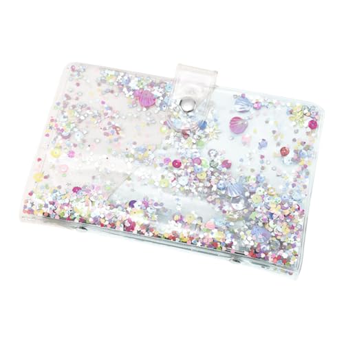 Homoyoyo Transparenter Binder Notebook Cover mit Pailletten Langlebige Hefthülle für Loseblatt Planer Wiederverwendbare Schnellhefter Abdeckung für Büro und Schule Homoyoyo Transparenter Binder Notebook Cover mit Pailletten Langlebige Hefthülle für Loseblatt Planer Wiederverwendbare Schnellhefter Abdeckung für Büro und Schule von Homoyoyo