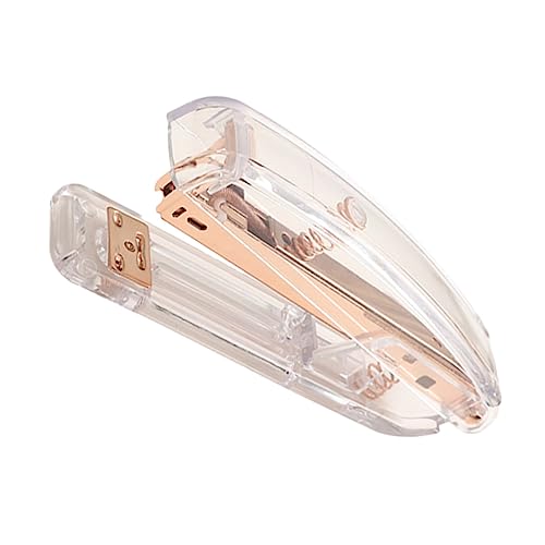 Homoyoyo Transparenter Heftgerät Rosegold Praktischer Büro Tacker mit Glattem Lauf Langlebig und für Schule Zuhause und Studenten Spart Beim Papierbinden Homoyoyo Transparenter Heftgerät Rosegold Praktischer Büro Tacker mit Glattem Lauf Langlebig und für Schule Zuhause und Studenten Spart Beim Papierbinden von Homoyoyo