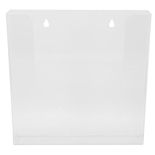 Homoyoyo Transparenter Wandhalter für Broschüren und Akten aus Hochwertigem Acryl Wandmontierter Organizer für Büro und Zuhause Stabiler Magazinhalter zur Dokumentenaufbewahrung und von Homoyoyo
