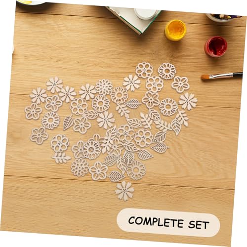 Homoyoyo Unbemalte Holzblätter und Blumen Bastelstücke Kindgerechte Diy-holzscheiben zum Bemalen Kreative Scrapbooking-holzformen für - und Familienprojekte Homoyoyo Unbemalte Holzblätter und Blumen Bastelstücke Kindgerechte Diy-holzscheiben zum Bemalen Kreative Scrapbooking-holzformen für - und Familienprojekte von Homoyoyo
