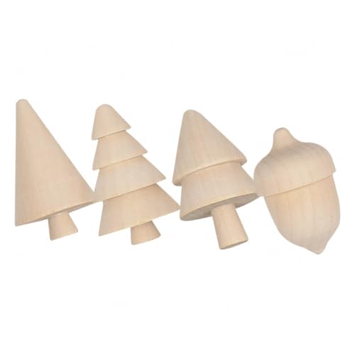 Homoyoyo Unbemalter Holz Weihnachtsschmuck Set Teilig mit Weihnachtsbaum und Deko DIY Basteln Weihnachtsdeko zum Hinstellen und Aufstellen für Zuhause Homoyoyo Unbemalter Holz Weihnachtsschmuck Set Teilig mit Weihnachtsbaum und Deko DIY Basteln Weihnachtsdeko zum Hinstellen und Aufstellen für Zuhause von Homoyoyo