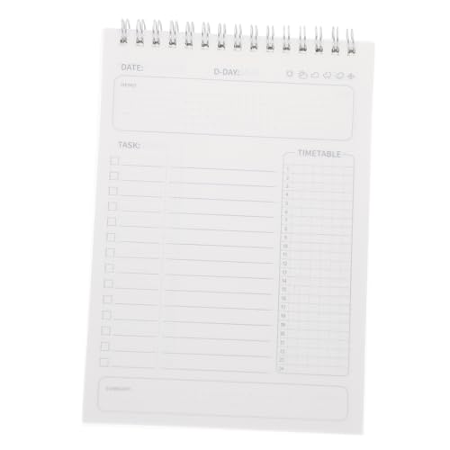 Homoyoyo Undatiertes Planer Notizblock To do Liste Memo Pad mit Seitenreitern Tragbarer Tagesplaner für Studium Büro und Reise Praktisches Organisationshilfsmittel für Zeitmanagement und Homoyoyo Undatiertes Planer Notizblock To do Liste Memo Pad mit Seitenreitern Tragbarer Tagesplaner für Studium Büro und Reise Praktisches Organisationshilfsmittel für Zeitmanagement und von Homoyoyo