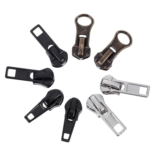 Homoyoyo Universelles Teiliges Zipper Reparaturset mit Resin Reißverschlussköpfen und Stoppern Metall Zipper Puller Ersatz für Jacken Hosen Röcke Vielseitig Einsetzbar und Farblich Homoyoyo Universelles Teiliges Zipper Reparaturset mit Resin Reißverschlussköpfen und Stoppern Metall Zipper Puller Ersatz für Jacken Hosen Röcke Vielseitig Einsetzbar und Farblich von Homoyoyo