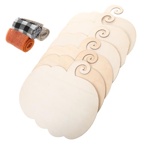 Homoyoyo Unlackierte Holz Kürbis Ausschnitte Bändern DIY Holzformen für Halloween und Herbst Dekoration Vielseitige Blanko Holzteile zum Bemalen und Basteln Homoyoyo Unlackierte Holz Kürbis Ausschnitte Bändern DIY Holzformen für Halloween und Herbst Dekoration Vielseitige Blanko Holzteile zum Bemalen und Basteln von Homoyoyo