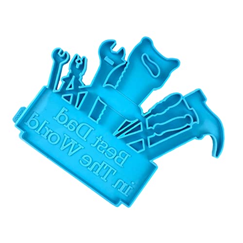 Homoyoyo Vatertag Anhängerform geformt mit klein für Formen aus Epoxidharz Urlaub Silikonformen Silikonharz -Epoxidformen gießen Neuheit Harzformen Silikon -Ornamentform Kieselgel Blau Homoyoyo Vatertag Anhängerform geformt mit klein für Formen aus Epoxidharz Urlaub Silikonformen Silikonharz -Epoxidformen gießen Neuheit Harzformen Silikon -Ornamentform Kieselgel Blau von Homoyoyo